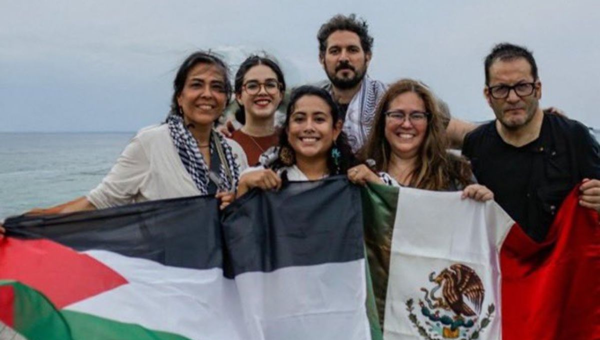 Mexicanos de Flotilla Global Sumud serán trasladados a centro de detención de Israel