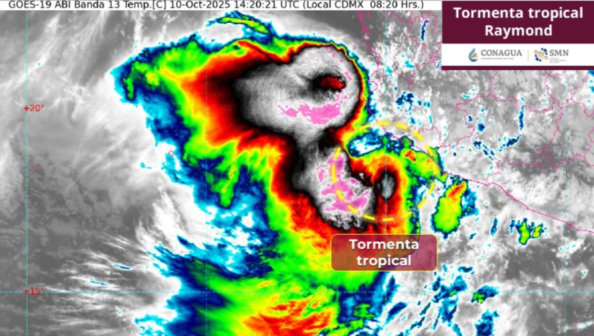 Tormenta tropical Raymond trae lluvias fuertes e intensas en el occidente y sur de México
