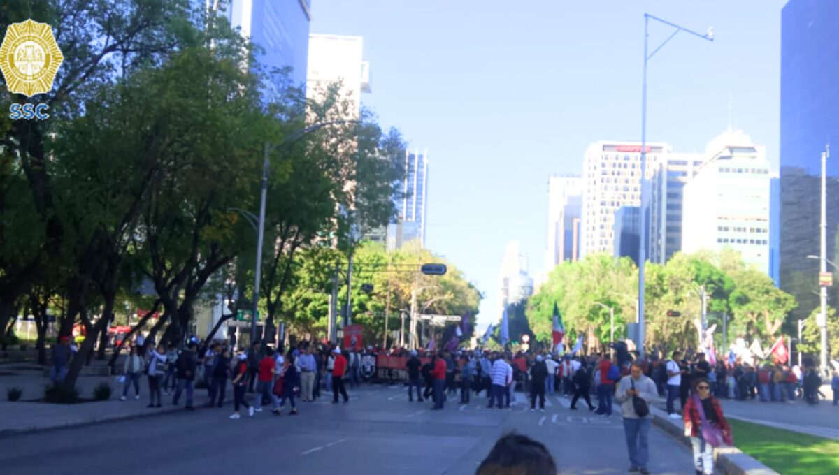 Bloqueos por marchas y concentraciones hoy en CDMX