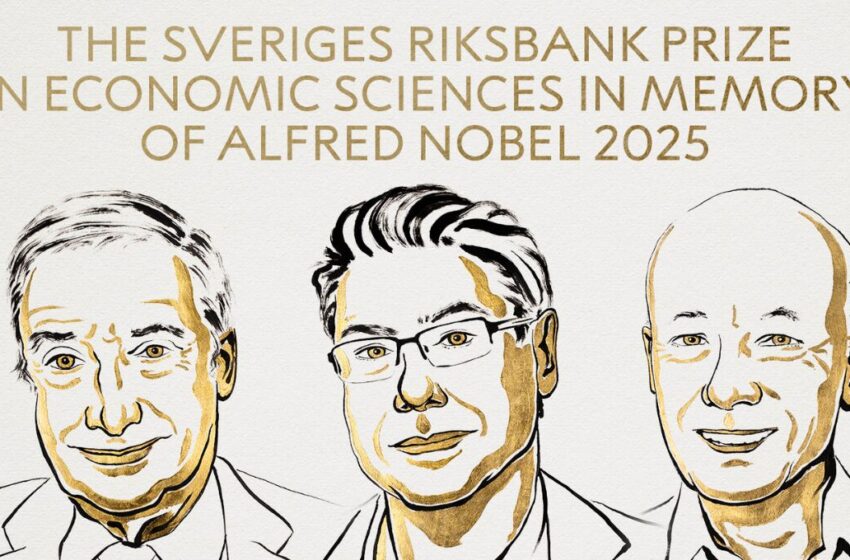 Premio Nobel de Economía 2025: Joel Mokyr, Philippe Aghion y Peter Howitt