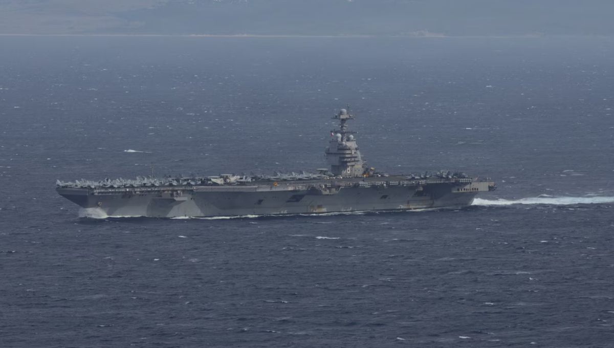 Estados Unidos despliega el portaaviones más grande del mundo en América Latina