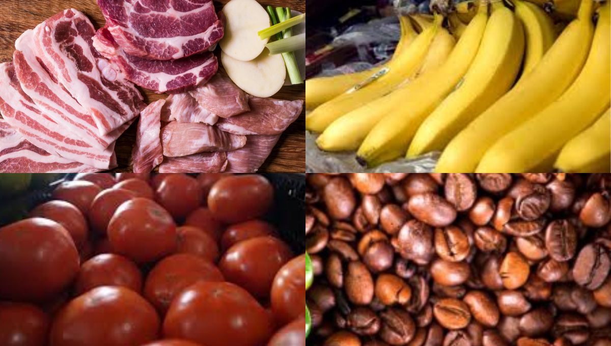 Trump retira aranceles a carne de res, jitomates, plátanos y café