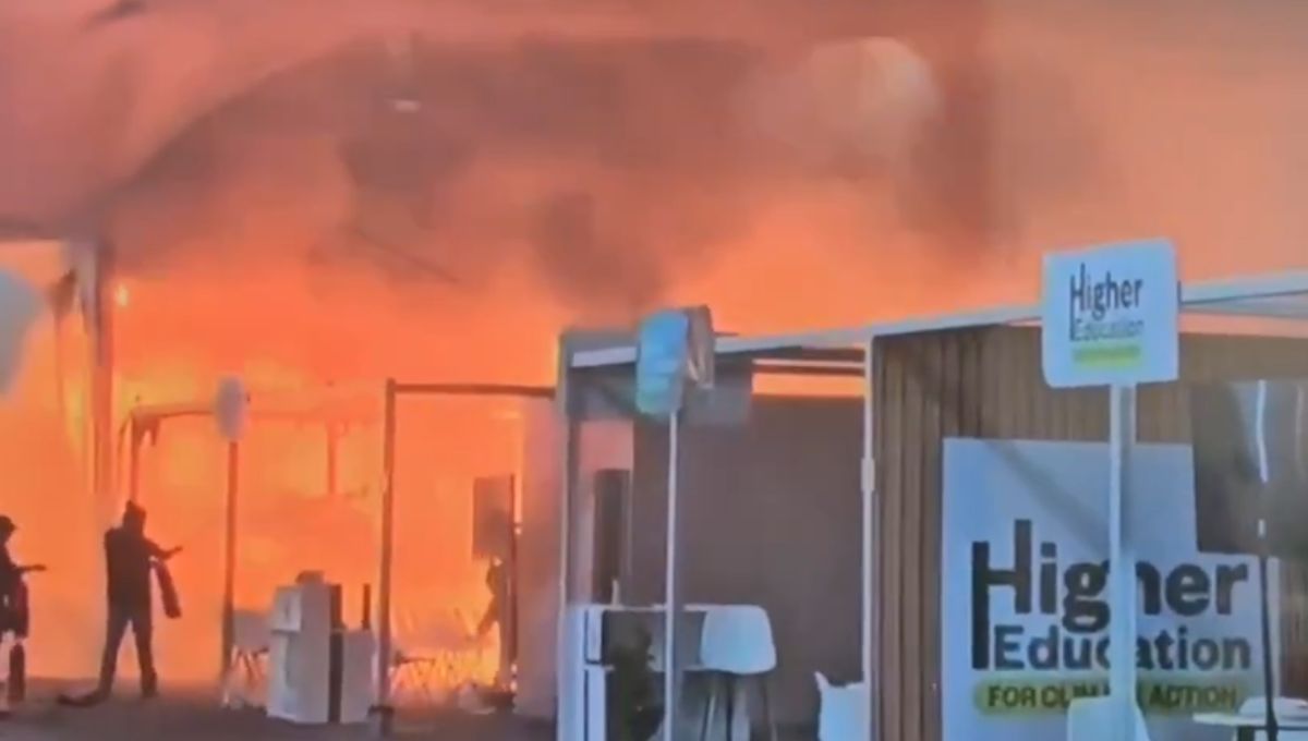 Evacuan sede de la cumbre del clima COP30 en Brasil por incendio