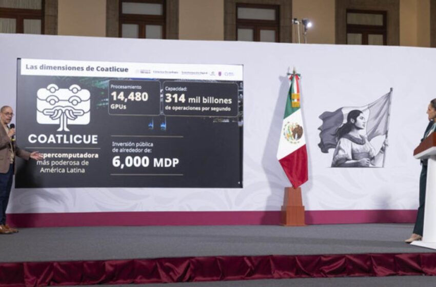 Presentan Coatlicue, la supercomputadora pública mexicana; será la más poderosa de AL