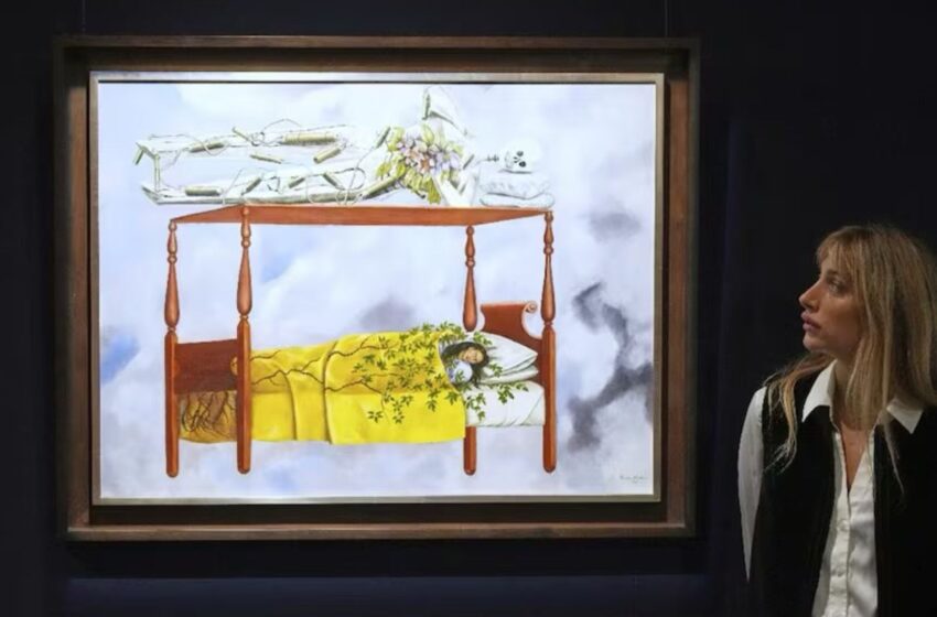 “El sueño (La cama)”, de Frida Kahlo, rompe récord y se convierte en la obra más cara hecha por una mujer