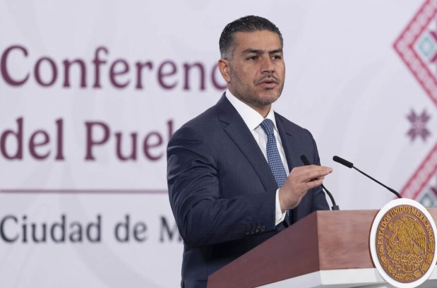 García Harfuch descarta terrorismo en explosión de coche bomba en Michoacán