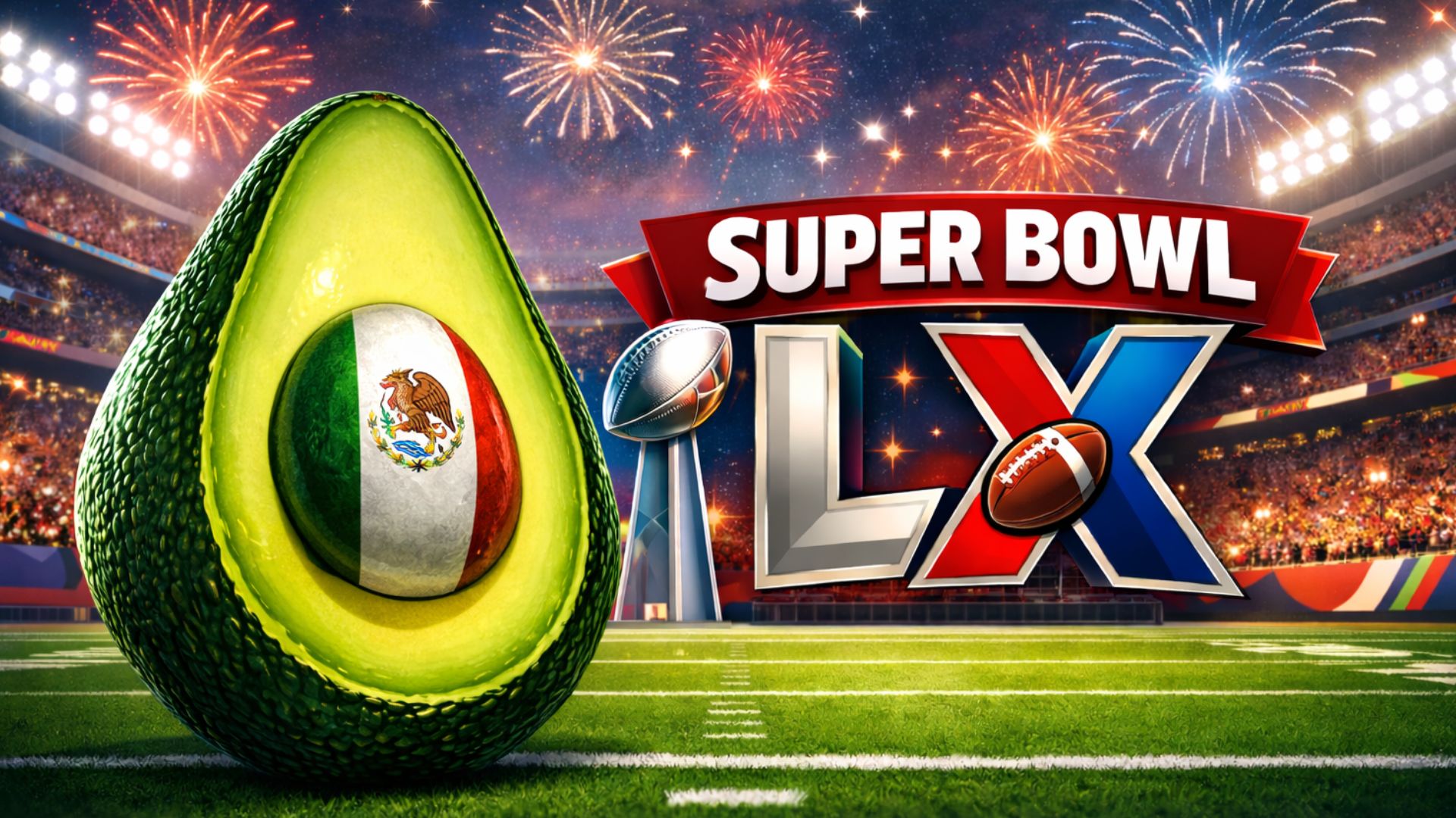 De México a Estados Unidos: Aguacate mexicano triunfa en el Super Bowl LX