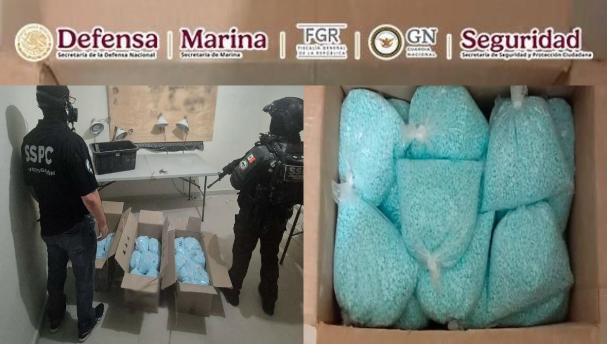 Aseguran 270 kilos de fentanilo en Colima; detienen a líder de célula delictiva 