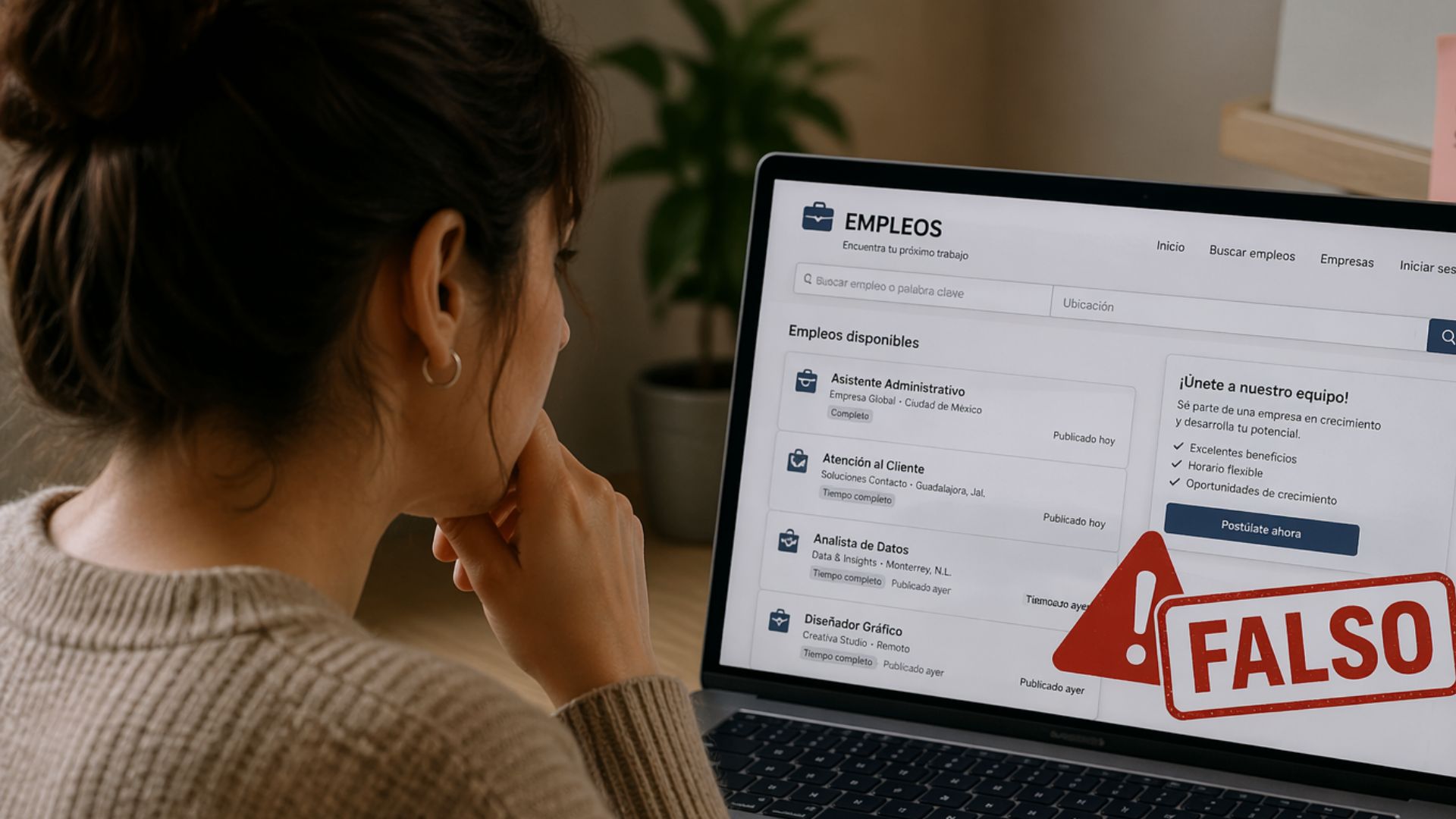 SSC emite recomendaciones para detectar ofertas de empleo falsas en redes sociales