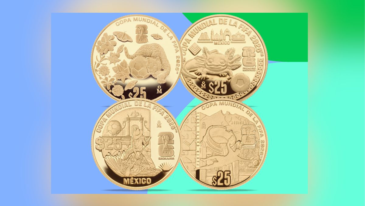 Banxico lanza monedas conmemorativas del Mundial 2026