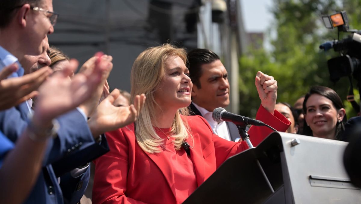 Maru Campos asiste a la FGR; acusa que buscan fabricar un caso en su contra