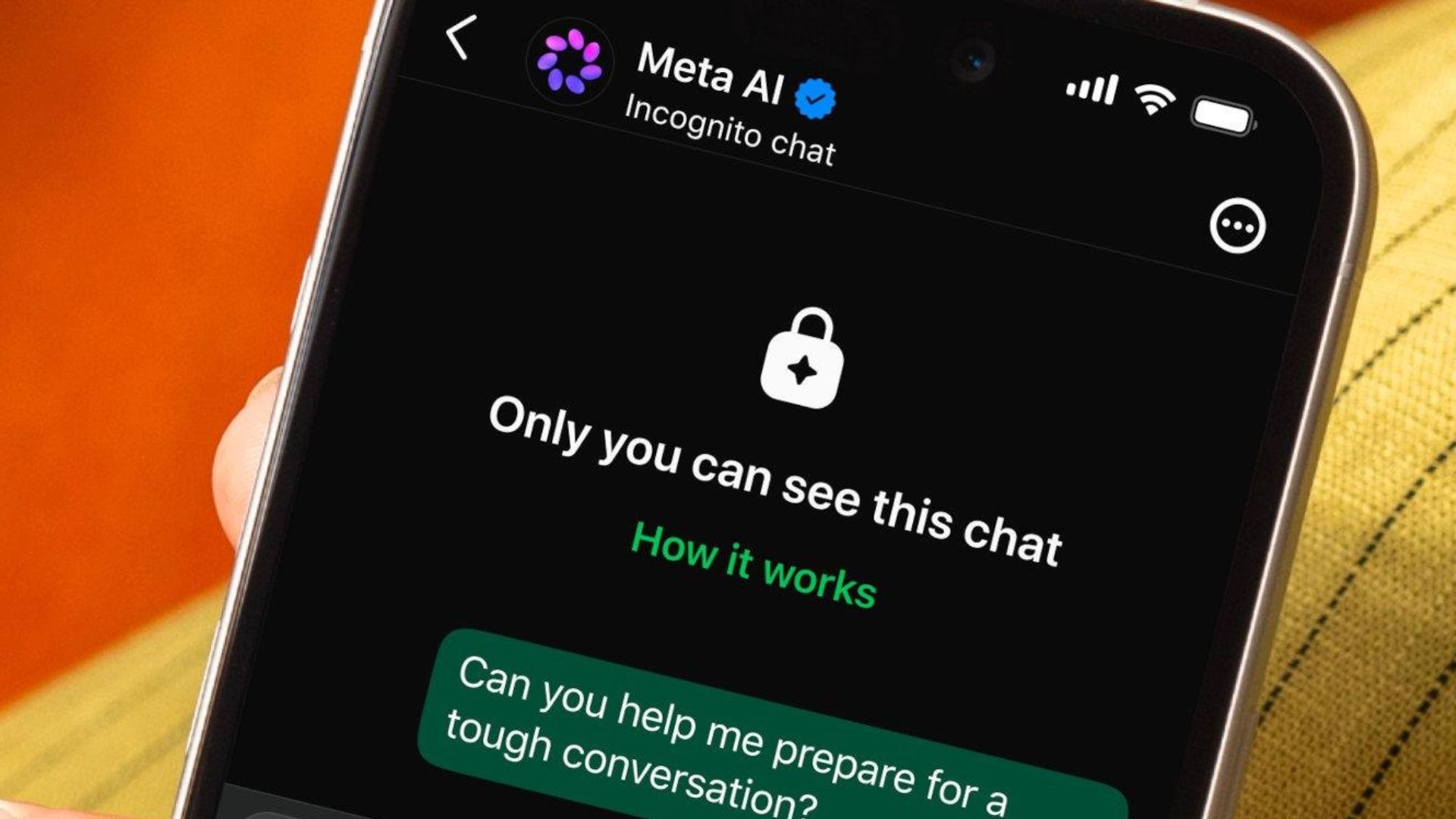 Meta presenta modo incógnito en WhatsApp: ¿qué es y cómo activarlo?