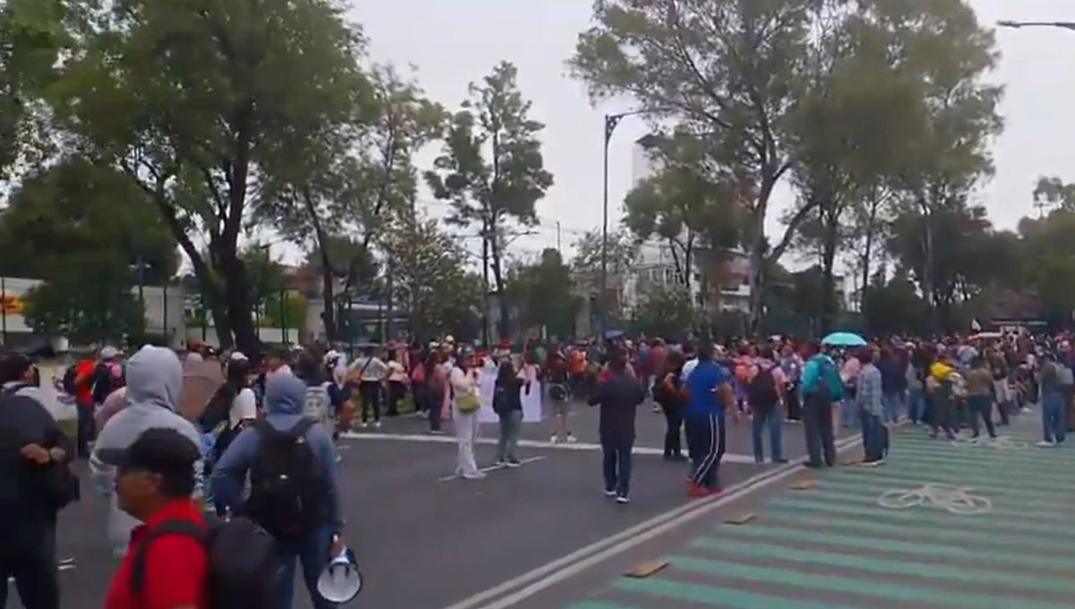 CNTE busca protestar cerca del Estadio Ciudad de México, previo al partido Uzbekistán vs Colombia