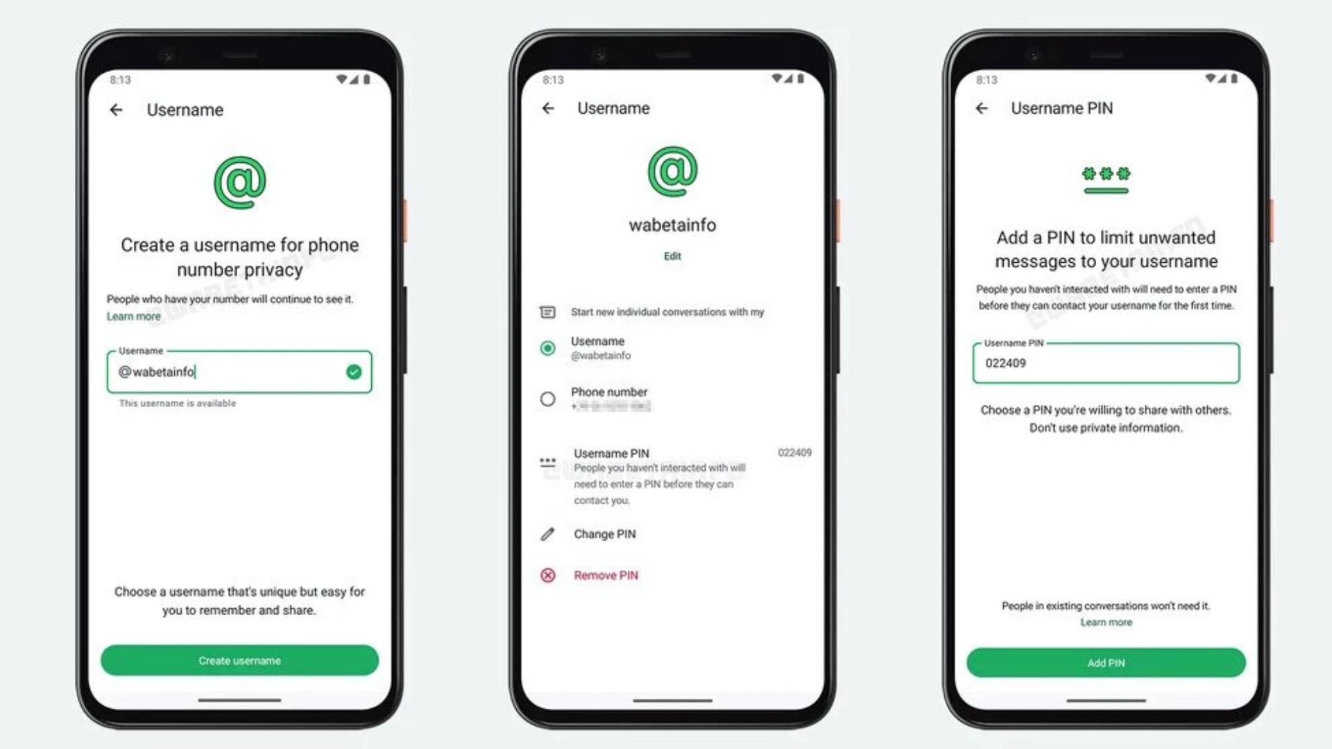 WhatsApp permitirá usar nombres de usuario en lugar de compartir tu número de celular