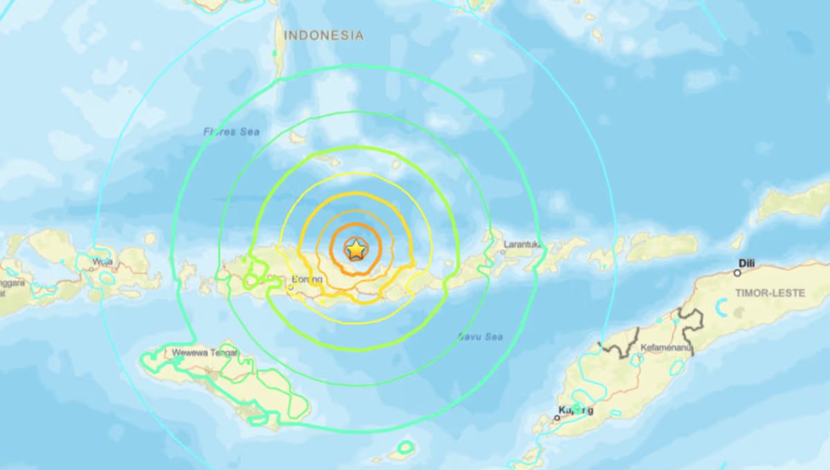Sismo de magnitud 7.7 sacude Indonesia 