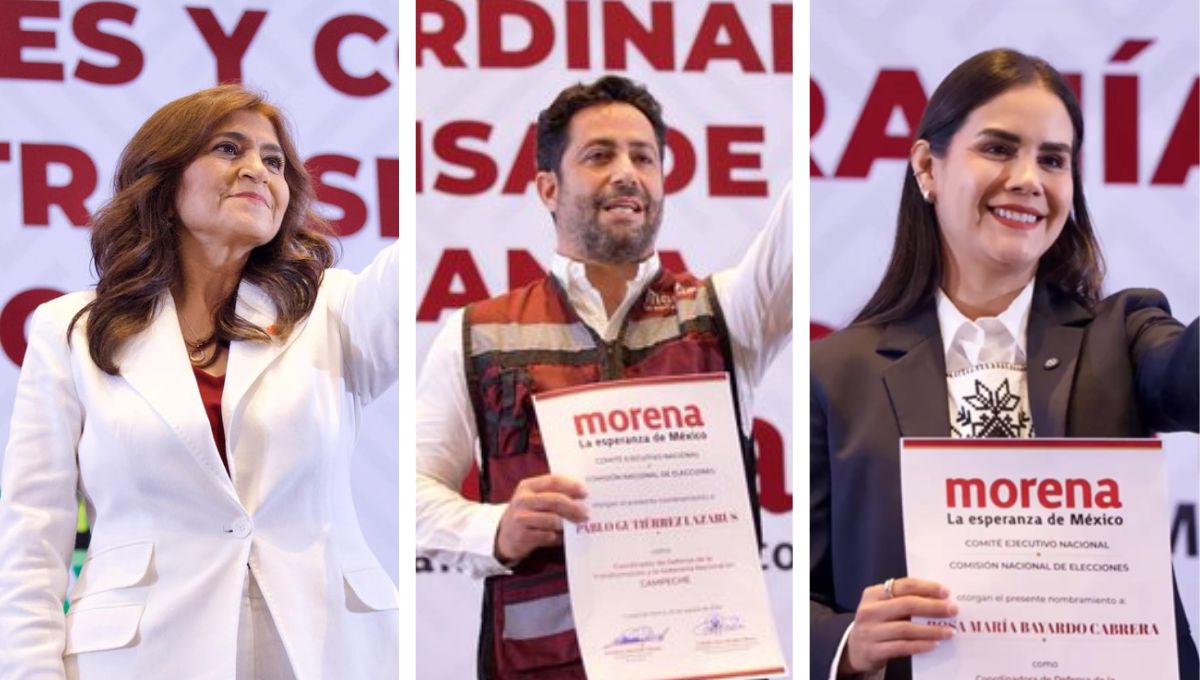 Morena define a sus candidatos para Aguascalientes, Campeche y Colima rumbo a 2027