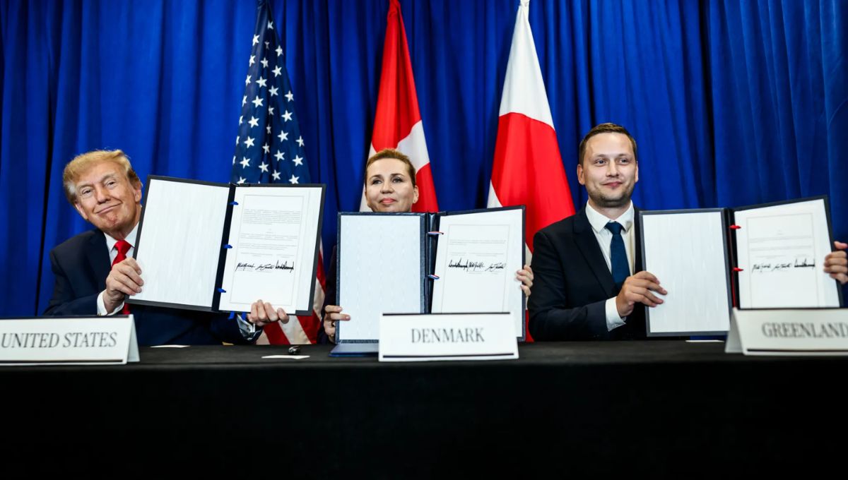 Trump firma acuerdo con Dinamarca y Groenlandia; EU construirá dos bases militares