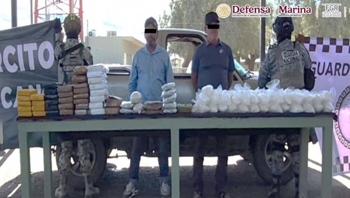 Aseguran 341 kilos de droga en Sonora y Baja California