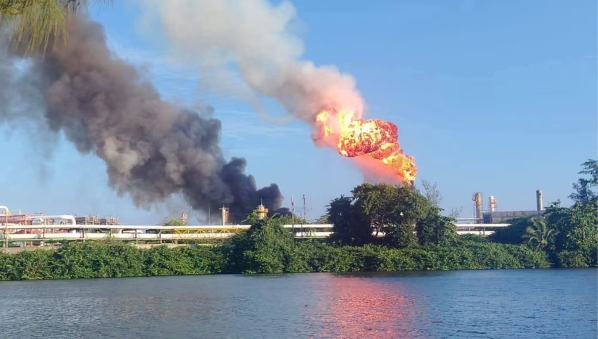 Pemex confirma conato de incendio en zona de Dos Bocas, Tabasco