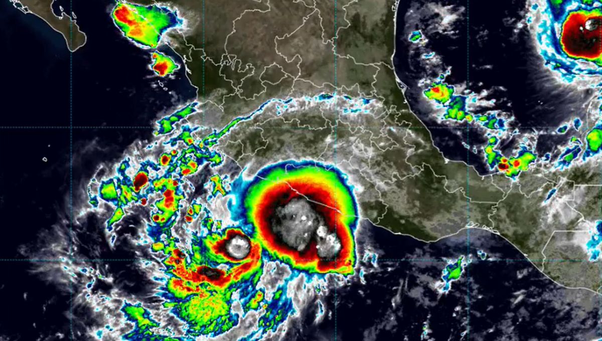 Huracán Isaias y tormenta Simon causarán lluvias intensas y fuertes vientos en México