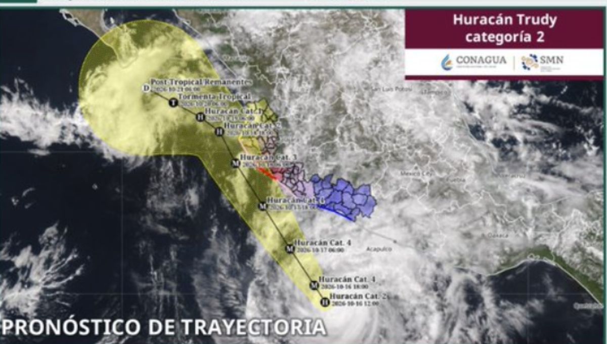 Huracán Trudy mantiene en alerta Pacífico mexicano y occidente del país