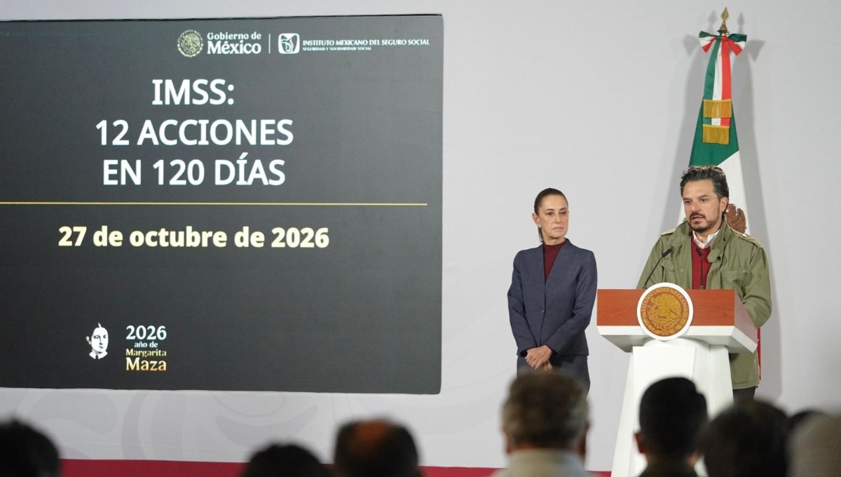 Presentan programa emergente de 12 acciones para mejorar el IMSS en 120 días